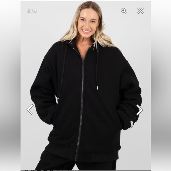 Comfrt Tops - Comfrt Onyx Black Weighted Hoodie